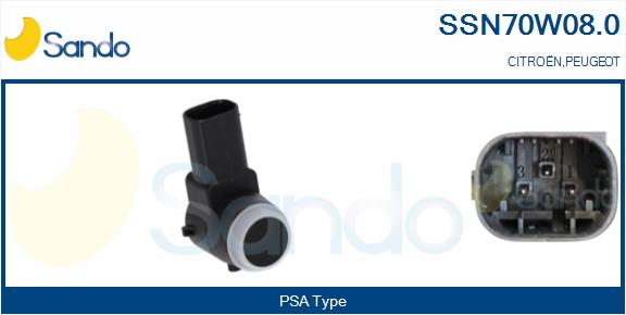 Sensore, assistenza parcheggio SANDO SSN70W08.0