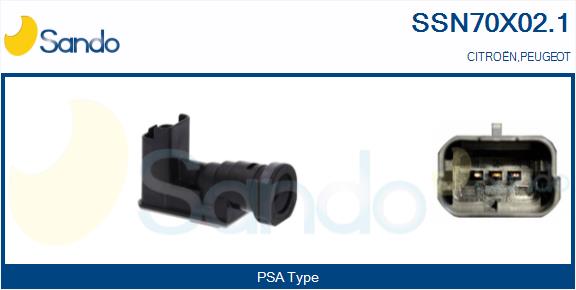 Sensore pressione, servofreno SANDO SSN70X02.1