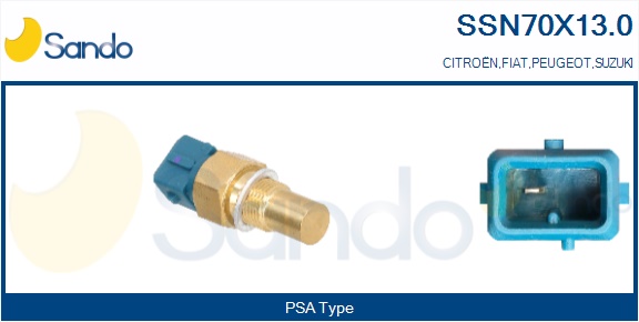 Termocontatto, spia segnalazione refrigerante SANDO SSN70X13.0