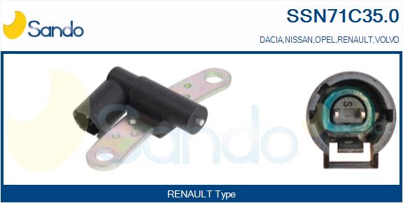 Generatore di impulsi, albero a gomiti SANDO SSN71C35.0