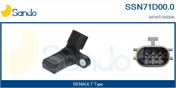 Sensore, posizione albero a camme SANDO SSN71D00.0
