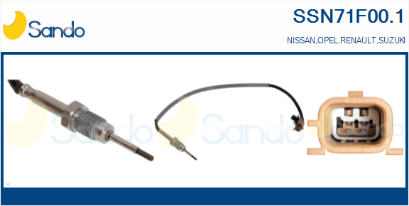 Sensore, temperatura gas scarico SANDO SSN71F00.1