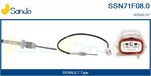 Sensore, temperatura gas scarico SANDO SSN71F08.0