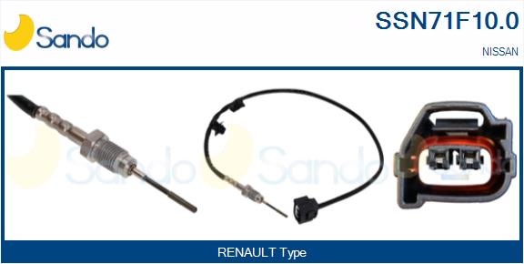Sensore, temperatura gas scarico SANDO SSN71F10.0