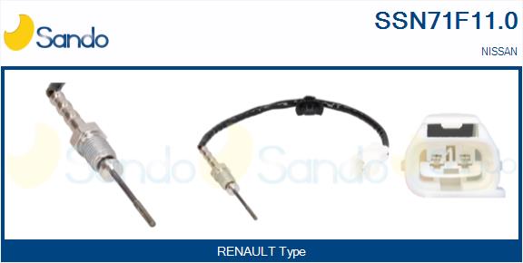 Sensore, temperatura gas scarico SANDO SSN71F11.0