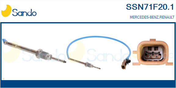 Sensore, temperatura gas scarico SANDO SSN71F20.1