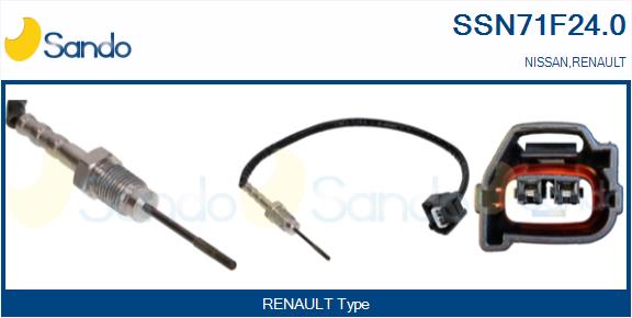 Sensore, temperatura gas scarico SANDO SSN71F24.0