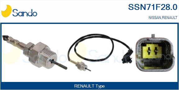 Sensore, temperatura gas scarico SANDO SSN71F28.0