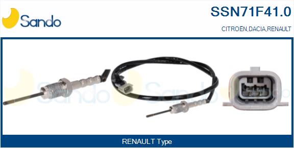 Sensore, temperatura gas scarico SANDO SSN71F41.0