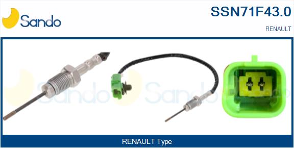 Sensore, temperatura gas scarico SANDO SSN71F43.0
