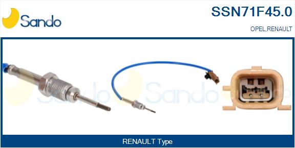 Sensore, temperatura gas scarico SANDO SSN71F45.0