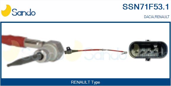 Sensore, temperatura gas scarico SANDO SSN71F53.1