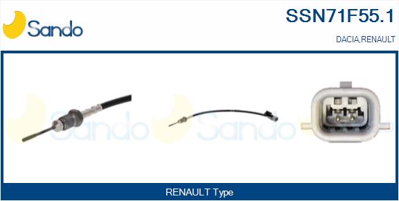 Sensore, temperatura gas scarico SANDO SSN71F55.1