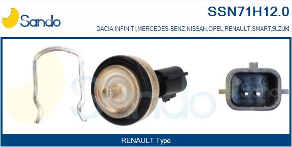 Sensore, temperatura refrigerante SANDO SSN71H12.0