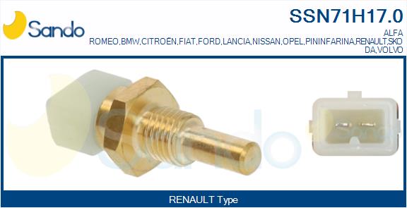 Sensore, temperatura refrigerante SANDO SSN71H17.0