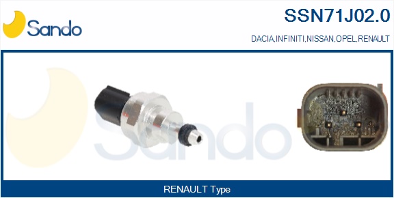 Sensore, pressione gas scarico SANDO SSN71J02.0