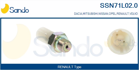 Interruttore a pressione olio SANDO SSN71L02.0