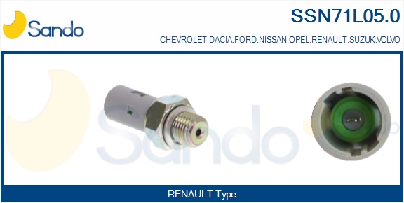 Interruttore a pressione olio SANDO SSN71L05.0