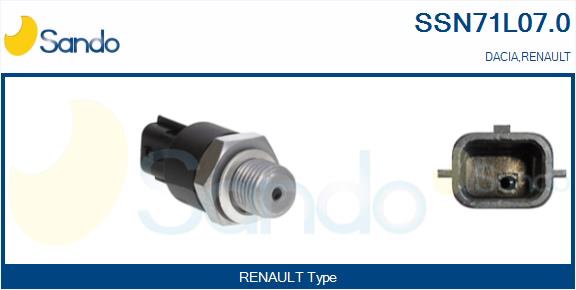Interruttore a pressione olio SANDO SSN71L07.0
