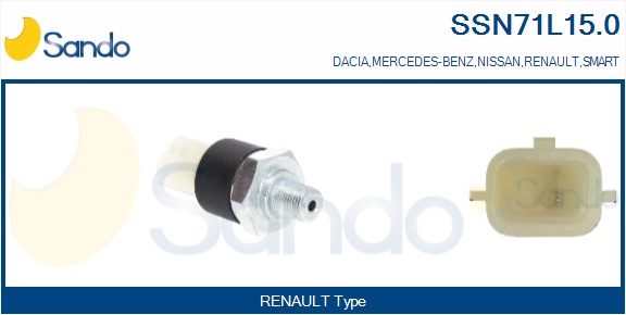 Interruttore a pressione olio SANDO SSN71L15.0