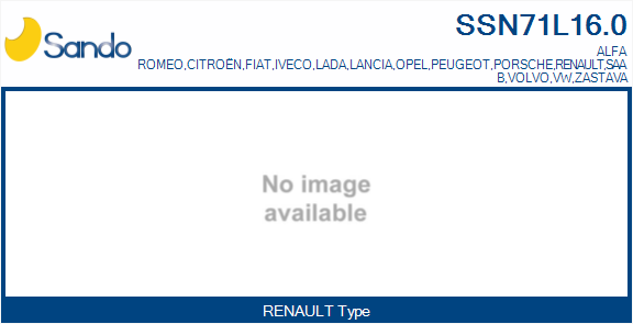 Interruttore a pressione olio SANDO SSN71L16.0