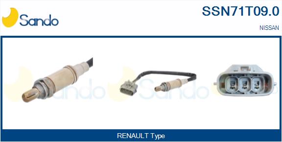 Sonda lambda SANDO SSN71T09.0