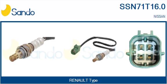 Sonda lambda SANDO SSN71T16.0