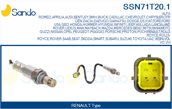 Sonda lambda SANDO SSN71T20.1