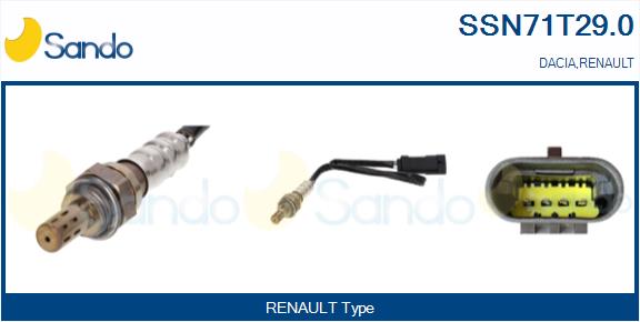 Sonda lambda SANDO SSN71T29.0