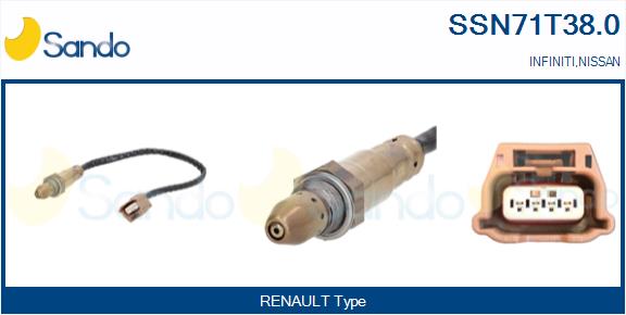 Sonda lambda SANDO SSN71T38.0