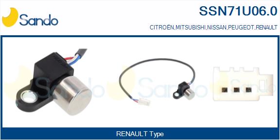 Sensore n. giri, cambio automatico SANDO SSN71U06.0