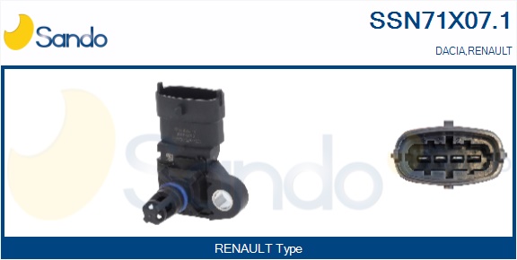 Sensore, pressione carburante SANDO SSN71X07.1