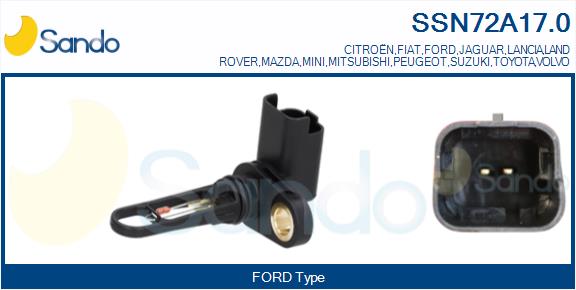 Sensore, temperatura aria aspirata SANDO SSN72A17.0