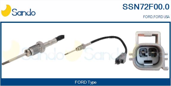 Sensore, temperatura gas scarico SANDO SSN72F00.0