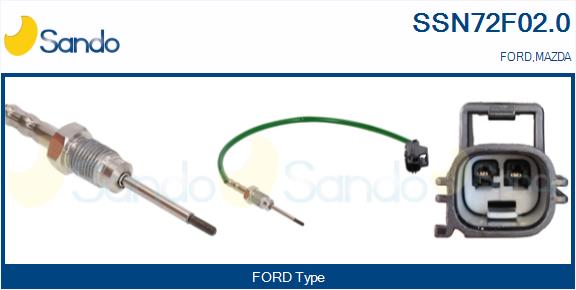 Sensore, temperatura gas scarico SANDO SSN72F02.0