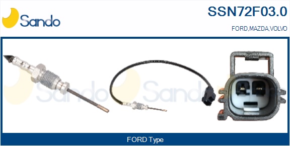 Sensore, temperatura gas scarico SANDO SSN72F03.0