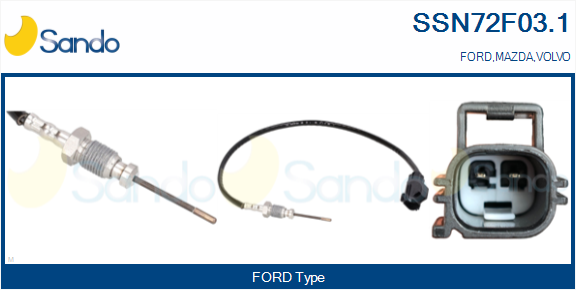 Sensore, temperatura gas scarico SANDO SSN72F03.1