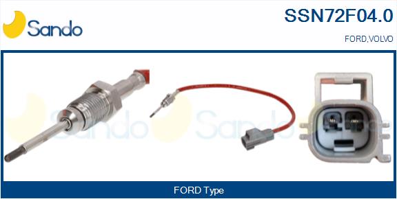Sensore, temperatura gas scarico SANDO SSN72F04.0