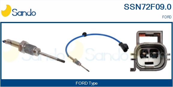 Sensore, temperatura gas scarico SANDO SSN72F09.0
