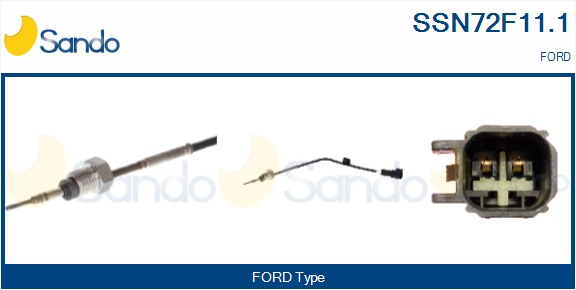 Sensore, temperatura gas scarico SANDO SSN72F11.1