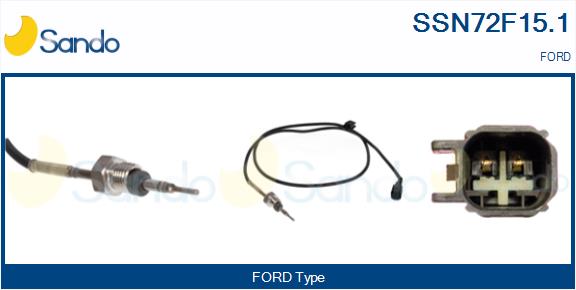 Sensore, temperatura gas scarico SANDO SSN72F15.1