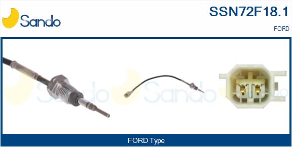 Sensore, temperatura gas scarico SANDO SSN72F18.1