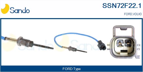 Sensore, temperatura gas scarico SANDO SSN72F22.1