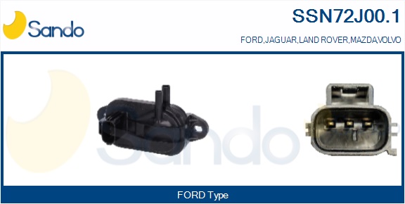 Sensore, pressione gas scarico SANDO SSN72J00.1