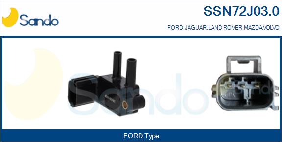 Sensore, pressione gas scarico SANDO SSN72J03.0