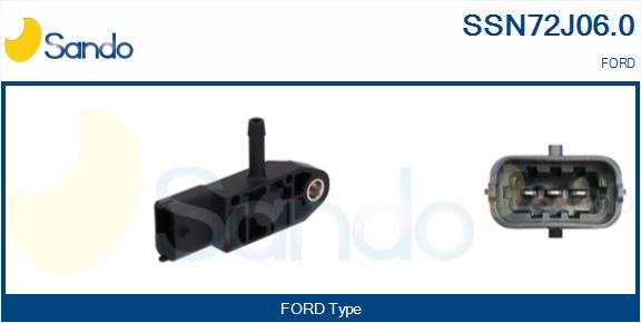 Sensore, pressione gas scarico SANDO SSN72J06.0