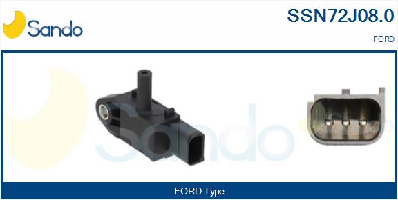 Sensore, pressione gas scarico SANDO SSN72J08.0