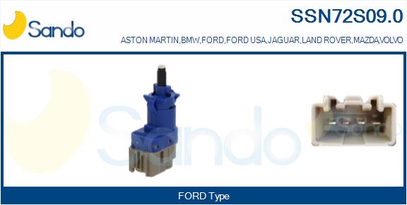 Interruttore luce freno SANDO SSN72S09.0