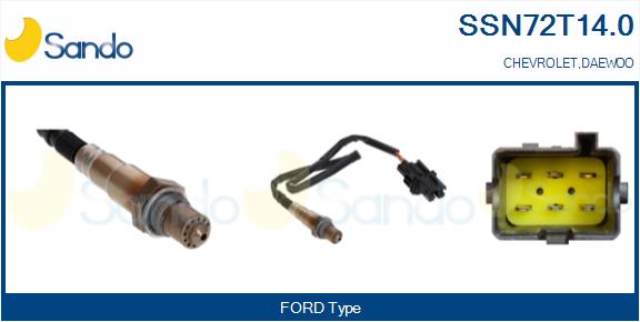 Sonda lambda SANDO SSN72T14.0