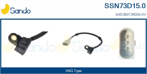 Sensore, posizione albero a camme SANDO SSN73D15.0